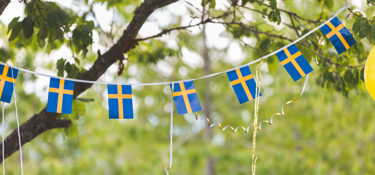 Nationaldagsfirande i samband med Junikalaset!