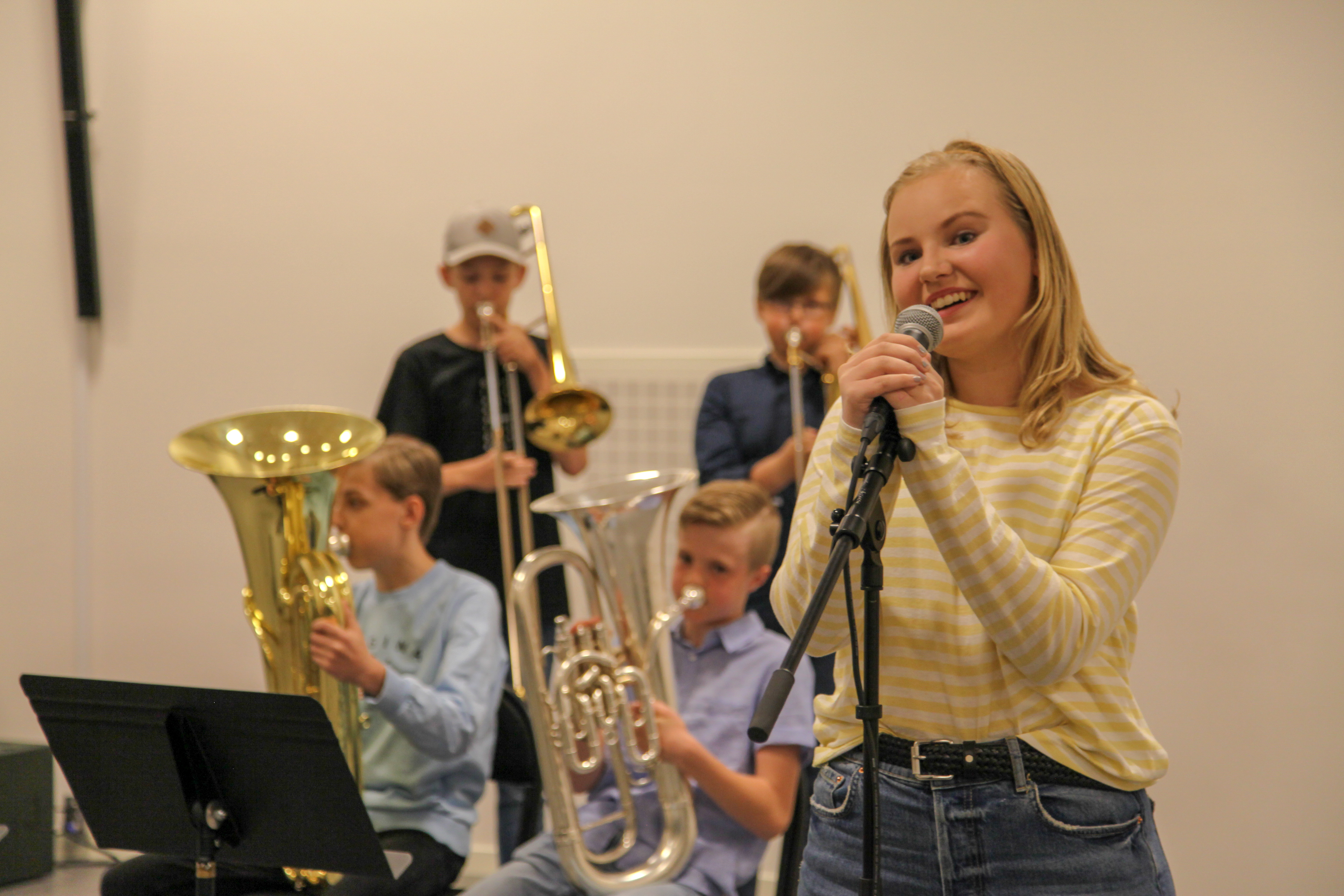Grupp på musikskolan 